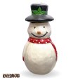 画像1: Black Hat Snowman RED Muffler (1)