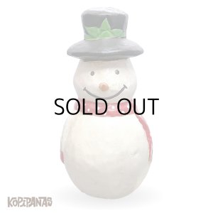 画像1: Black Hat Snowman RED Muffler (1)