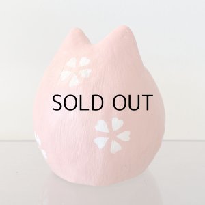 画像3: だるま猫　桜頭巾黒猫 (3)