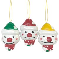 画像1: Xmas Snowman RED