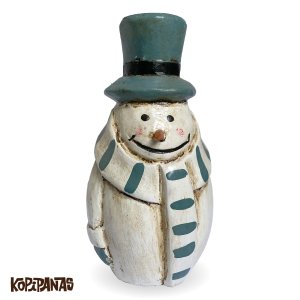 画像1: Border Muffler Snowman BLUE (1)