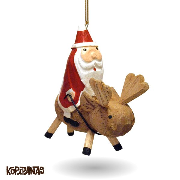 画像1: Riding Reindeer Santa